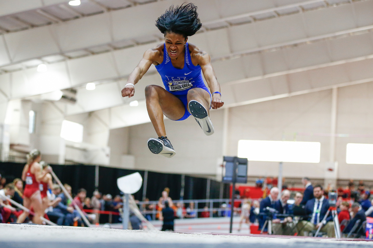 Marie-Josee Ebwea-Bile.

Day two of the 2019 SEC Indoor Track and Field Championships.

Photo by Chet White | UK Athletics