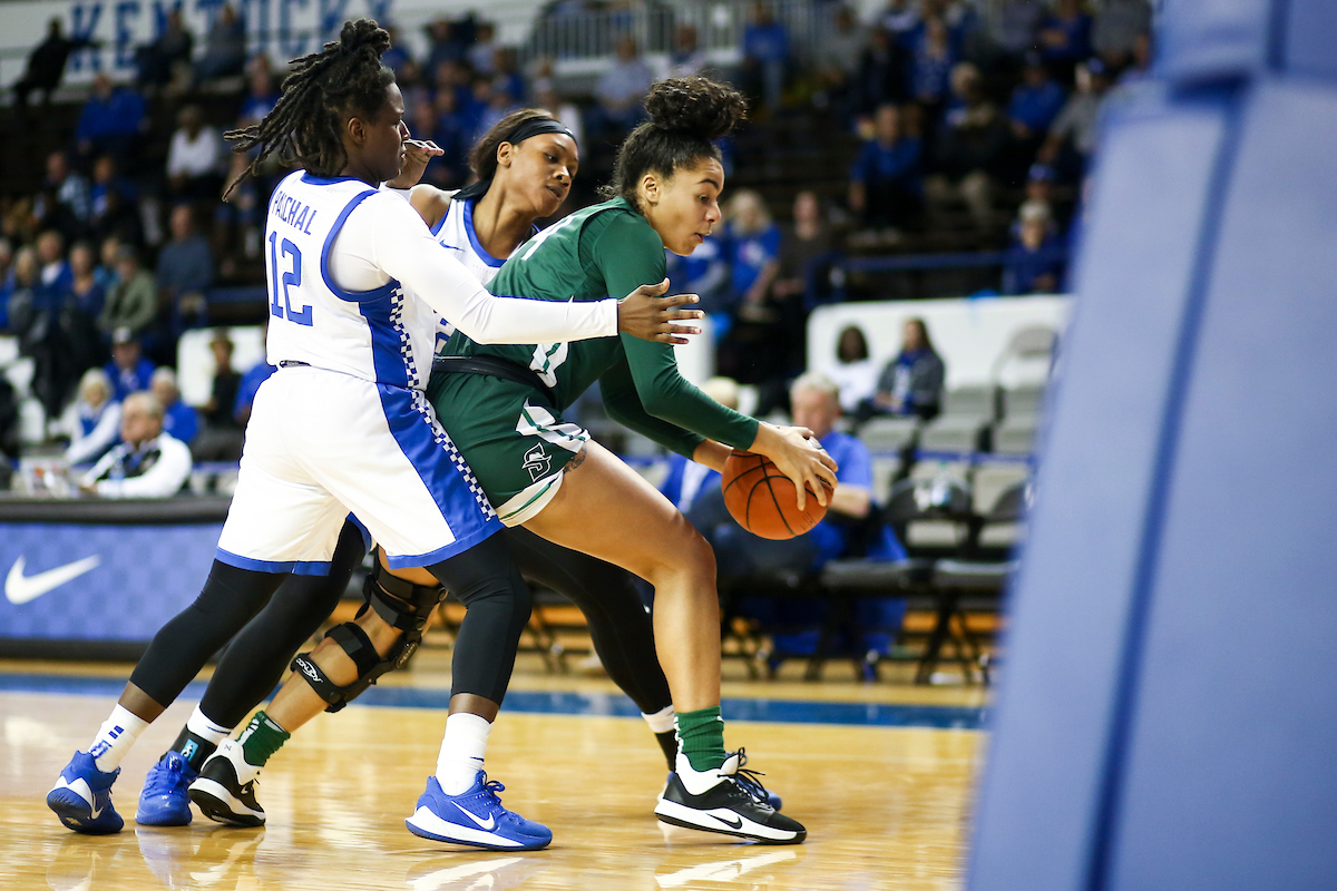 Amanda Paschal. 

Kentucky beats Stetson 67-48. 

Photo by Eddie Justice | UK Athletics