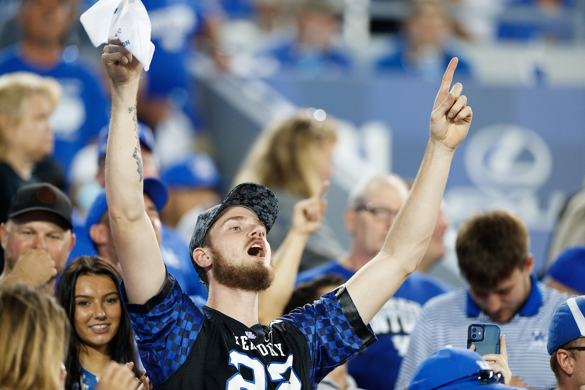 Fans.

UK beat LSU 42-21.

Photo by Elliott Hess | UK Athletics