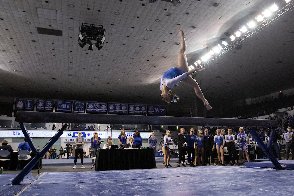 Jillian Procasky.

Kentucky defeats Michigan State on Senior night.

Photo by Tommy Quarles | UK Athletics