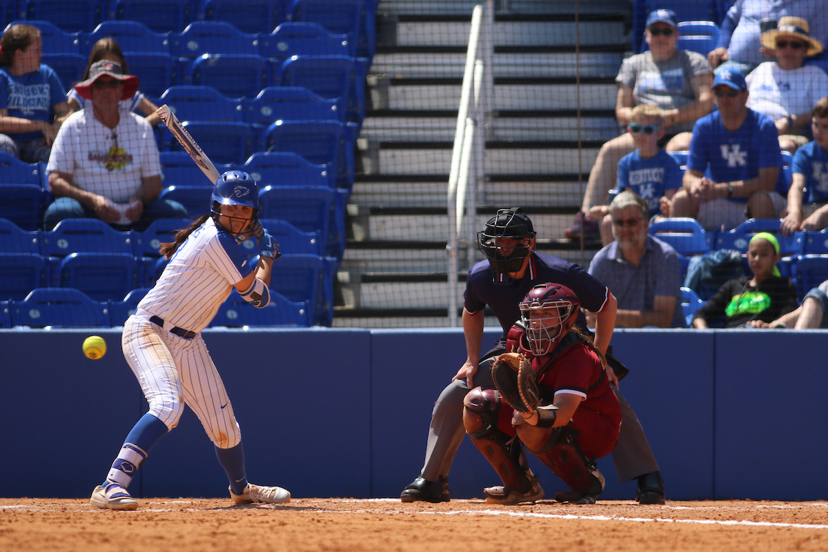 Alex Martens.

The University of Kentucky softball team during Game 2 against South Carolina for Senior Day on Sunday, May 6th, 2018 at John Cropp Stadium in Lexington, Ky.

Photo by Quinn Foster I UK Athletics
