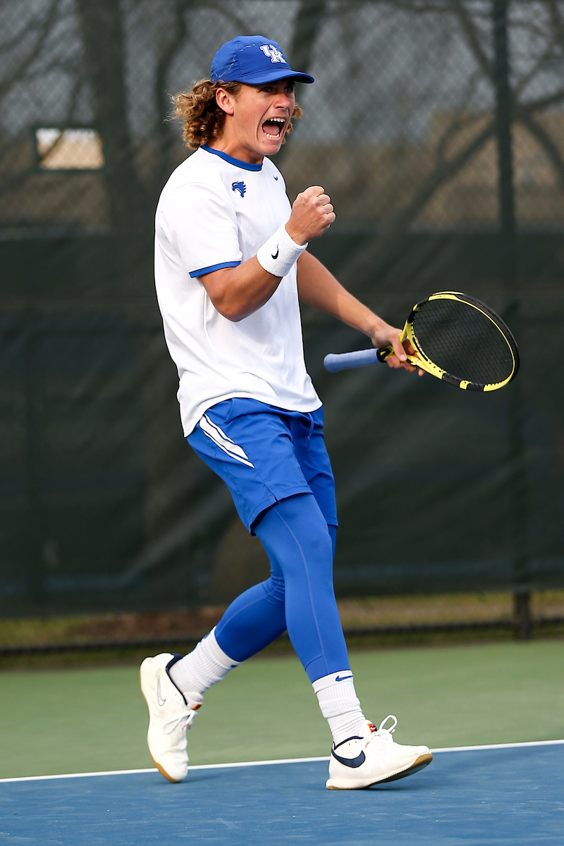 Liam Draxl.

Kentucky sweeps Alabama 7-0.

Photo by Grace Bradley | UK Athletics