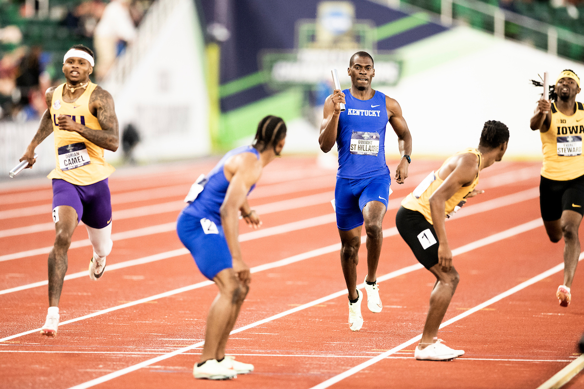 Dwight St. Hillaire. Lance Lang.

Day three of the NCAA Track and Field Outdoor Championships at Hayward Field in Eugene, Or.

Photo by Chet White | UK Athletics