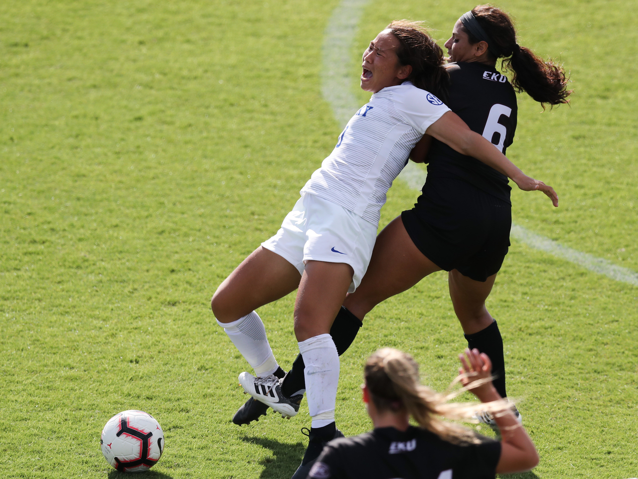 YUUKA KUROSAKI.

The University of Kentucky women's soccer team falls to Eastern Kentucky 1-0 Sunday, September 2, at the Bell Soccer Complex in Lexington, Ky.

Photo by Elliott Hess | UK Athletics