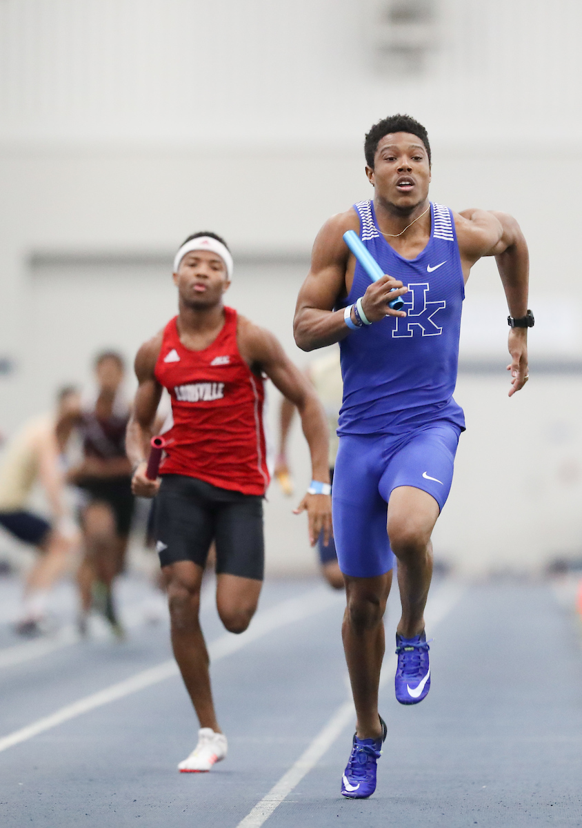 Jelani Walker.

The University of Kentucky Track and Field Team hosts the Kentucky Invitational on Saturday, January 13, 2018 at Nutter Field House. 

Photo by Elliott Hess | UK Athletics