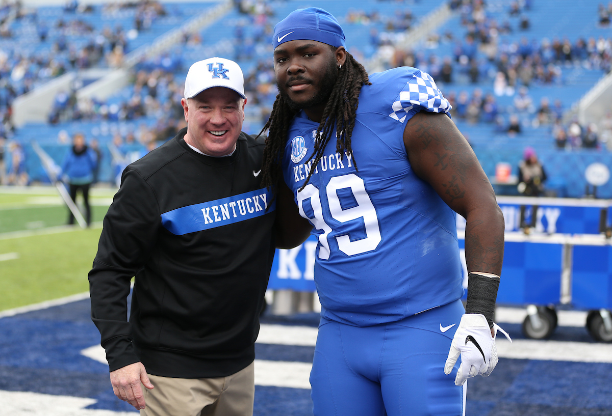 Mark Stoops and Adrian Middleton

UK Football beats MTSU 34-23-on Senior Day at Kroger Field.


Photo By Barry Westerman | UK Athletics