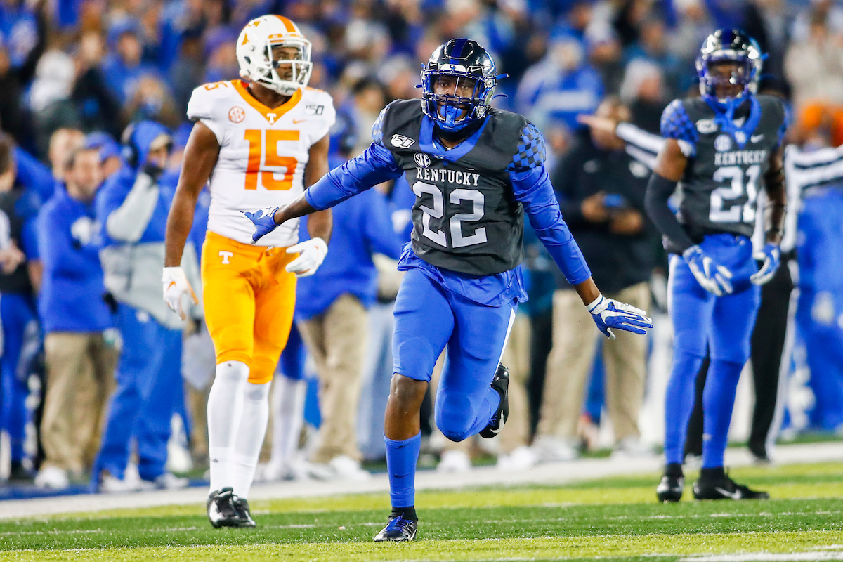 Chris Oats.

Kentucky falls to Tennessee 17-13.

Photo by Chet White | UK Athletics