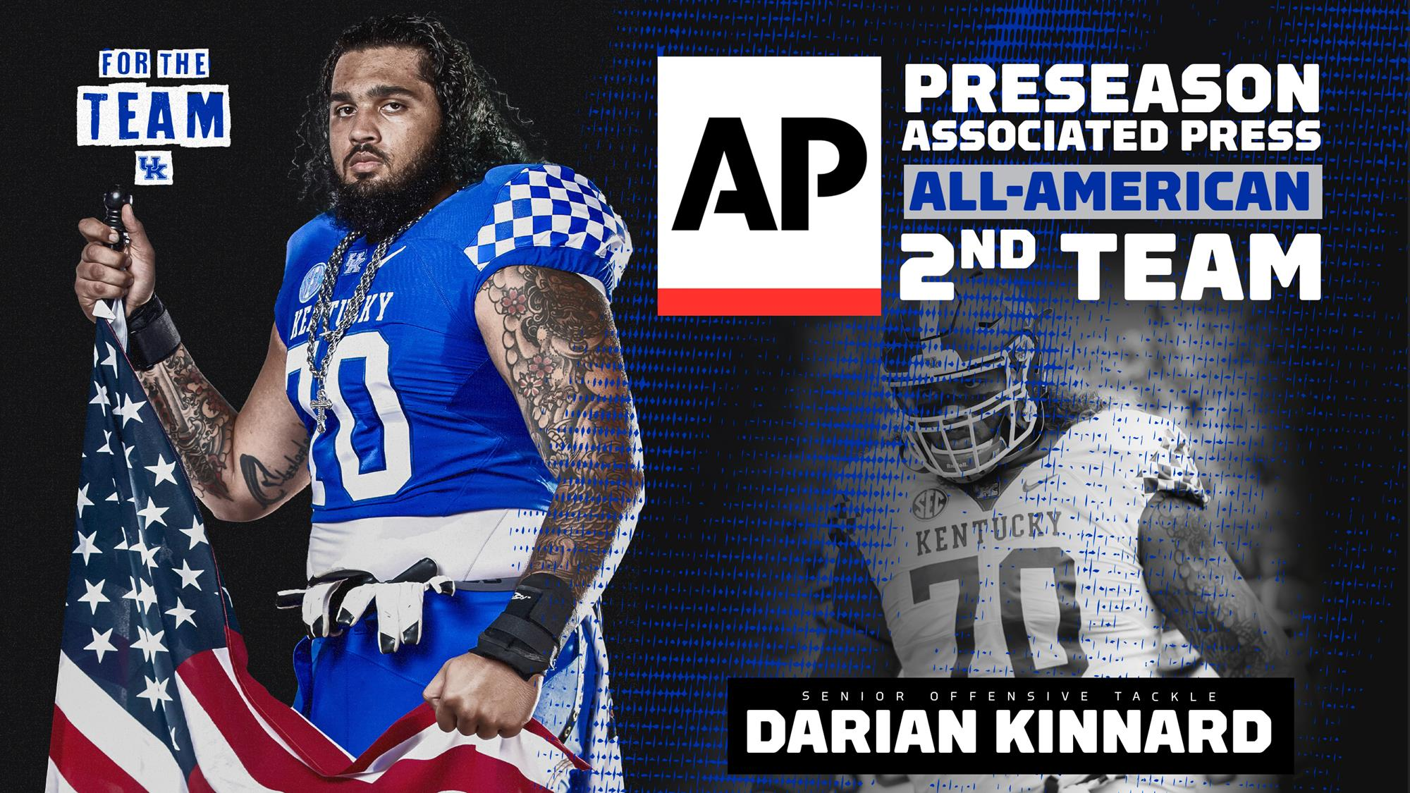 Darian Kinnard Named AP Preseason All-American
