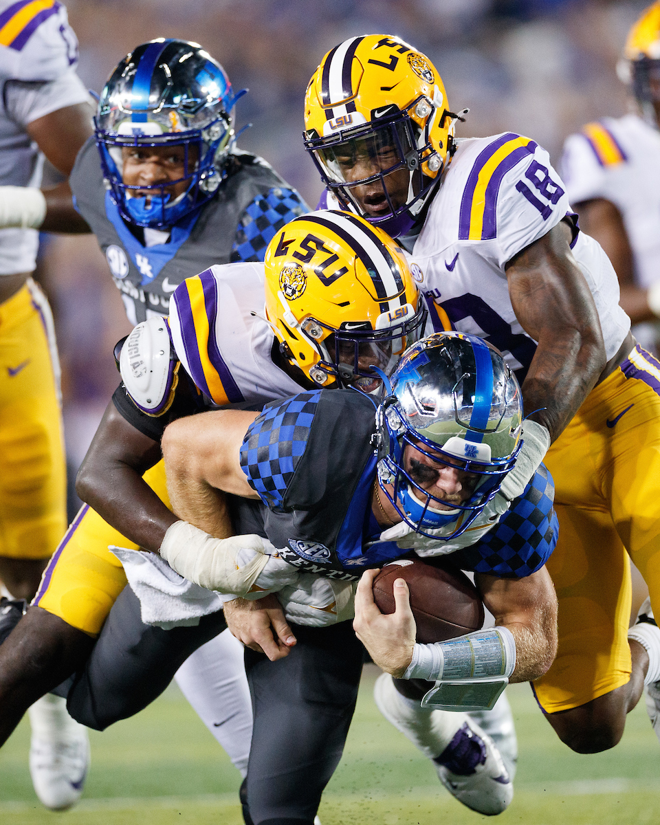 Will Levis.

UK beat LSU 42-21.

Photo by Elliott Hess | UK Athletics