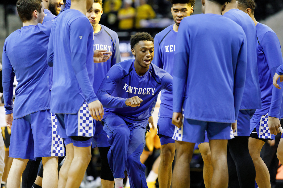 Ashton Hagans.


Kentucky beats Missouri, 66-58.

Photo by Elliott Hess | UK Athletics
