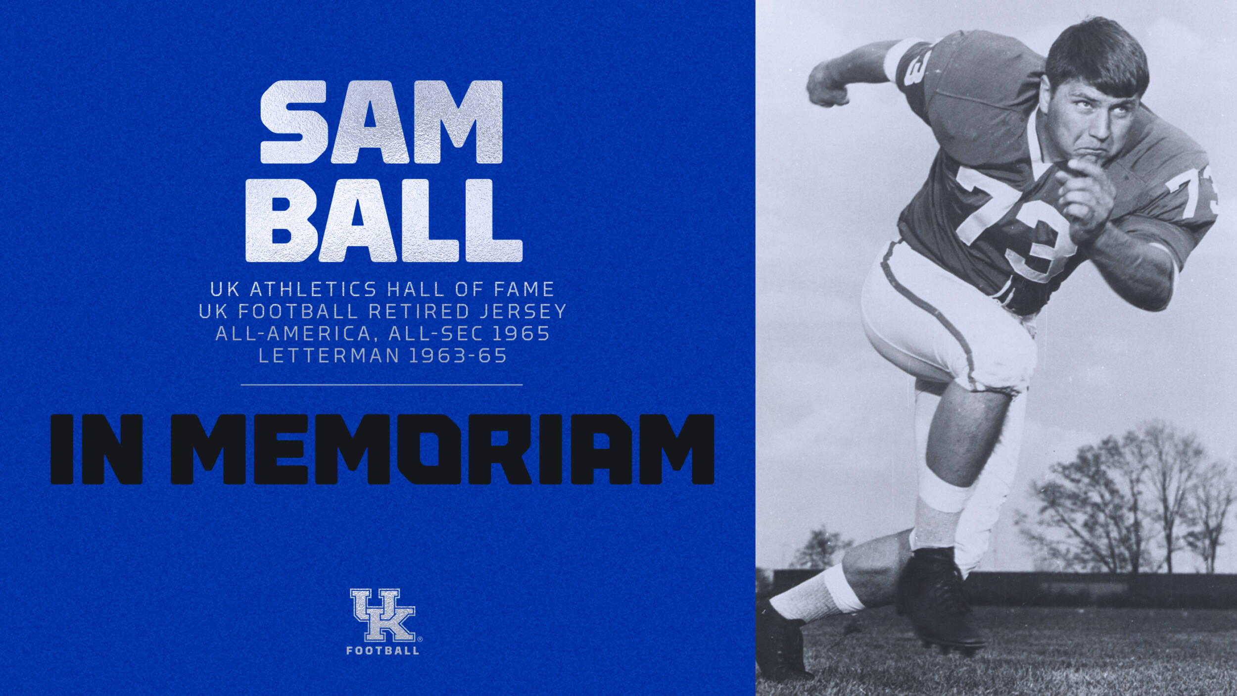Sam Ball, UK Football Hall of Famer, Has Died