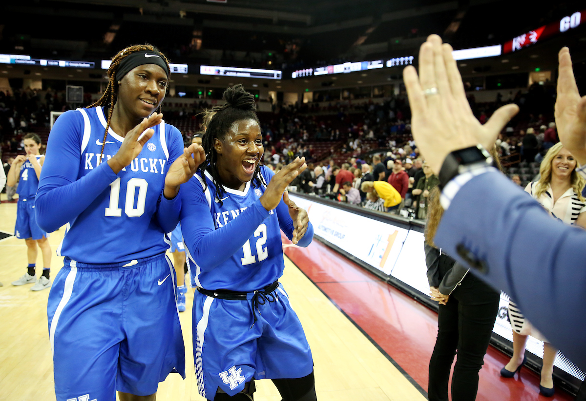 Rhyne Howard

The UK Women's Basketball team beat South Carolina.
Photo by Britney Howard | UK Athletics