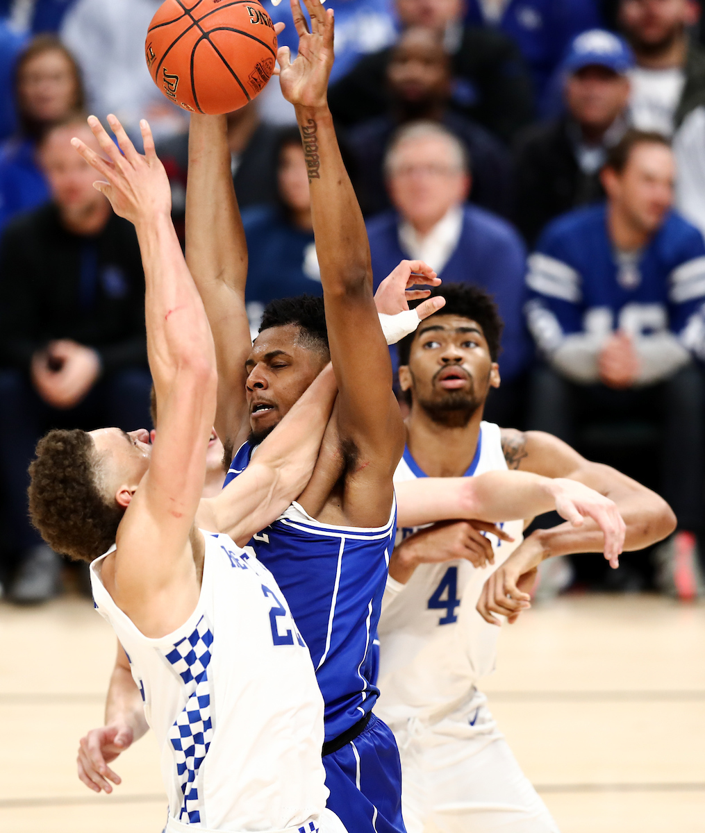 Reid Travis.

Men's basketball falls to Duke 118-84.


Photo by Elliott Hess | UK Athletics