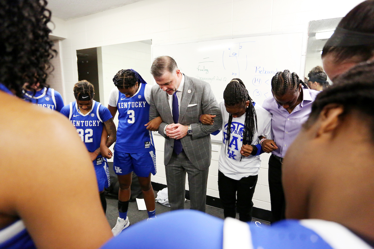 Matthew Mitchell
Kentucky Women's Basketball beat LSU 64-60. 

Photo by Britney Howard  | UK Athletics