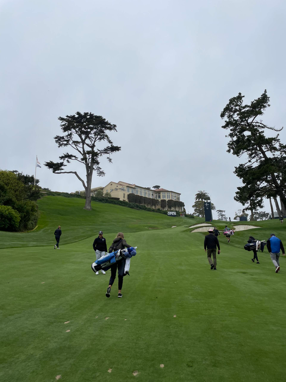 Jensen Castle is playing in the 76th U.S. Women's Open with Laney Frye as her caddie.