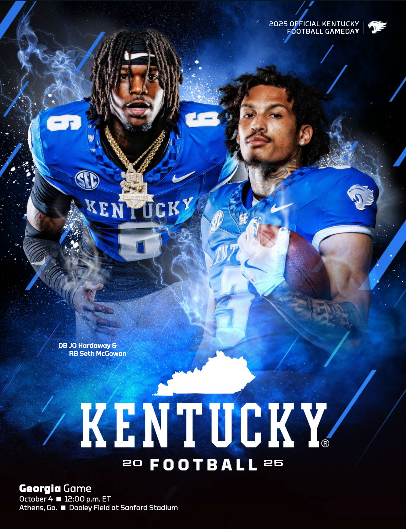 UK Sports Network Coverage of Kentucky Football at Georgia