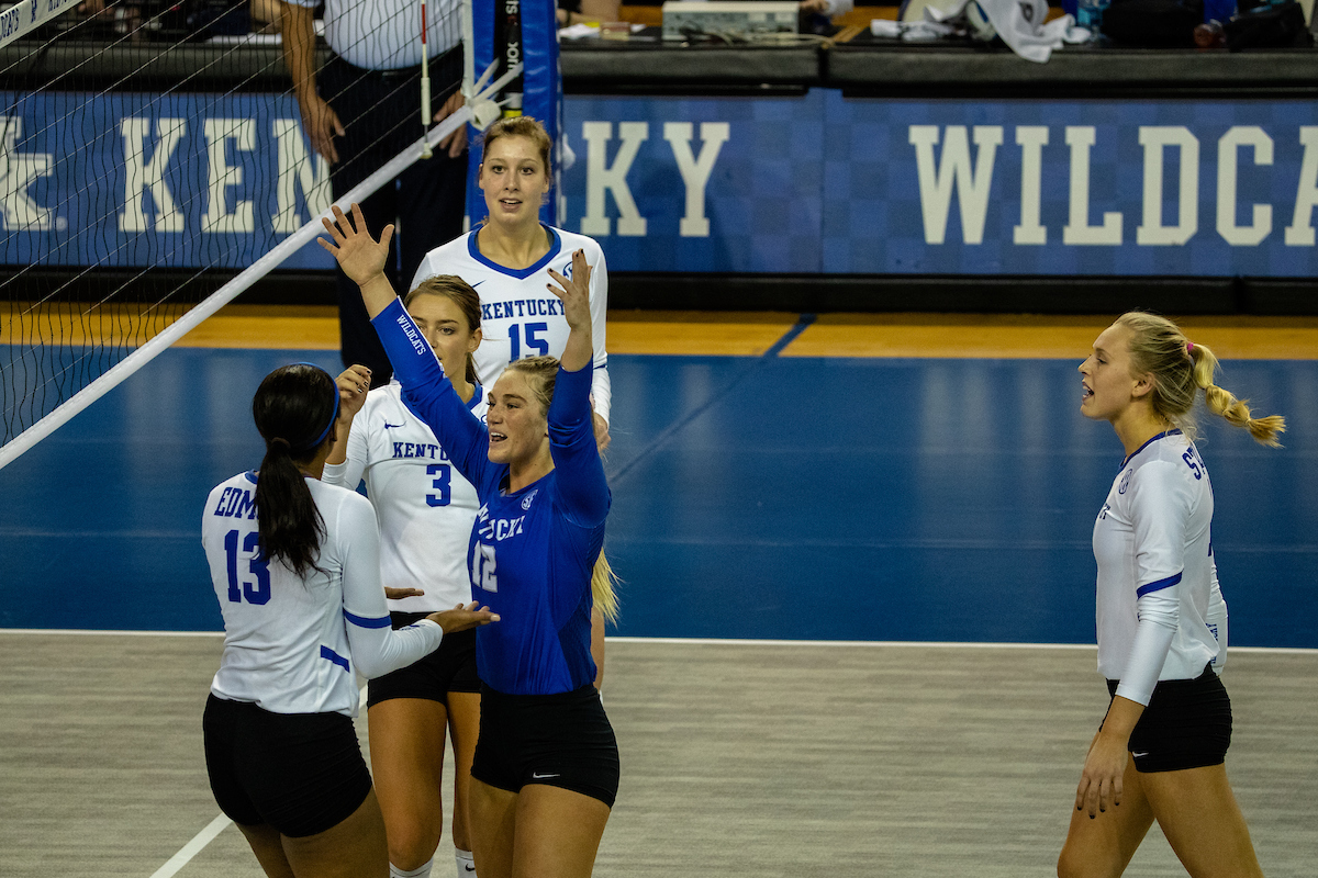 UK volleyball defeats Alabama 3-0 at Memorial Coliseum on , Sunday Nov. 11, 2018  in Lexington, Ky. Photo by Mark Mahan