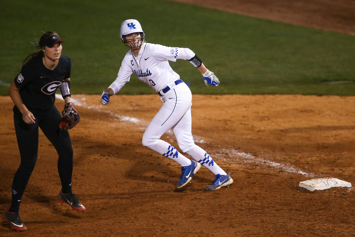 Grace Baalman.

Kentucky loses to Georgia, 5-2.

Photo by Grace Bradley | UK Athletics