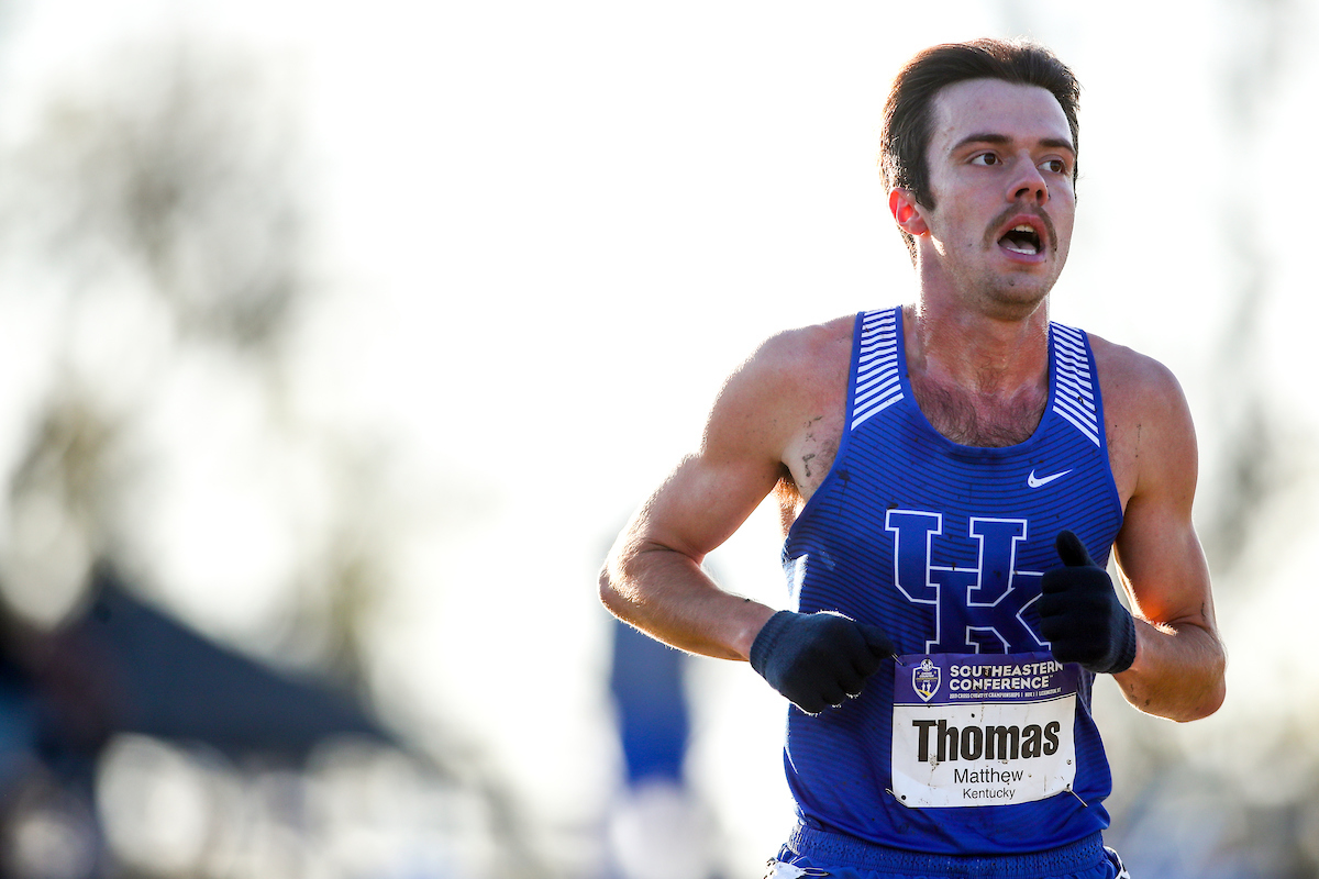 Matthew Thomas. 

2019 SEC Cross Country Championships. 

Photo by Eddie Justice | UK Athletics