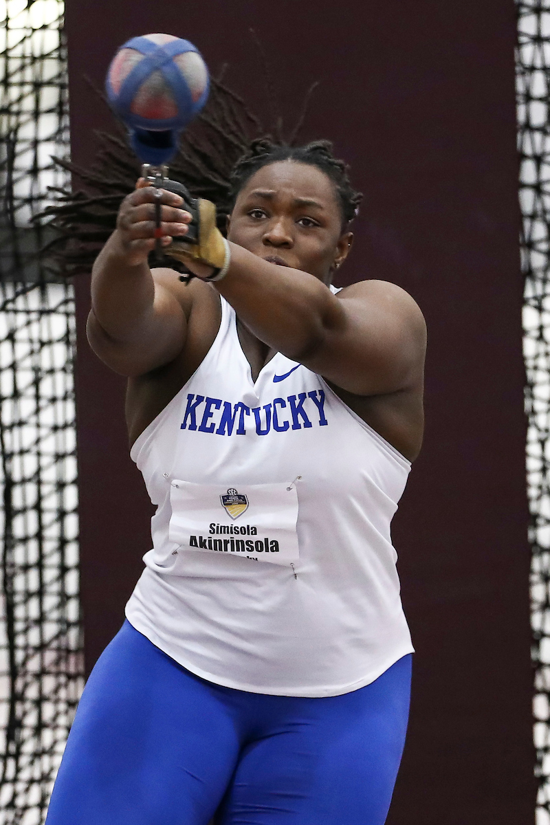 Simisola Akinrinsola.

Day 1. SEC Indoor Championships.

Photos by Chet White | UK Athletics