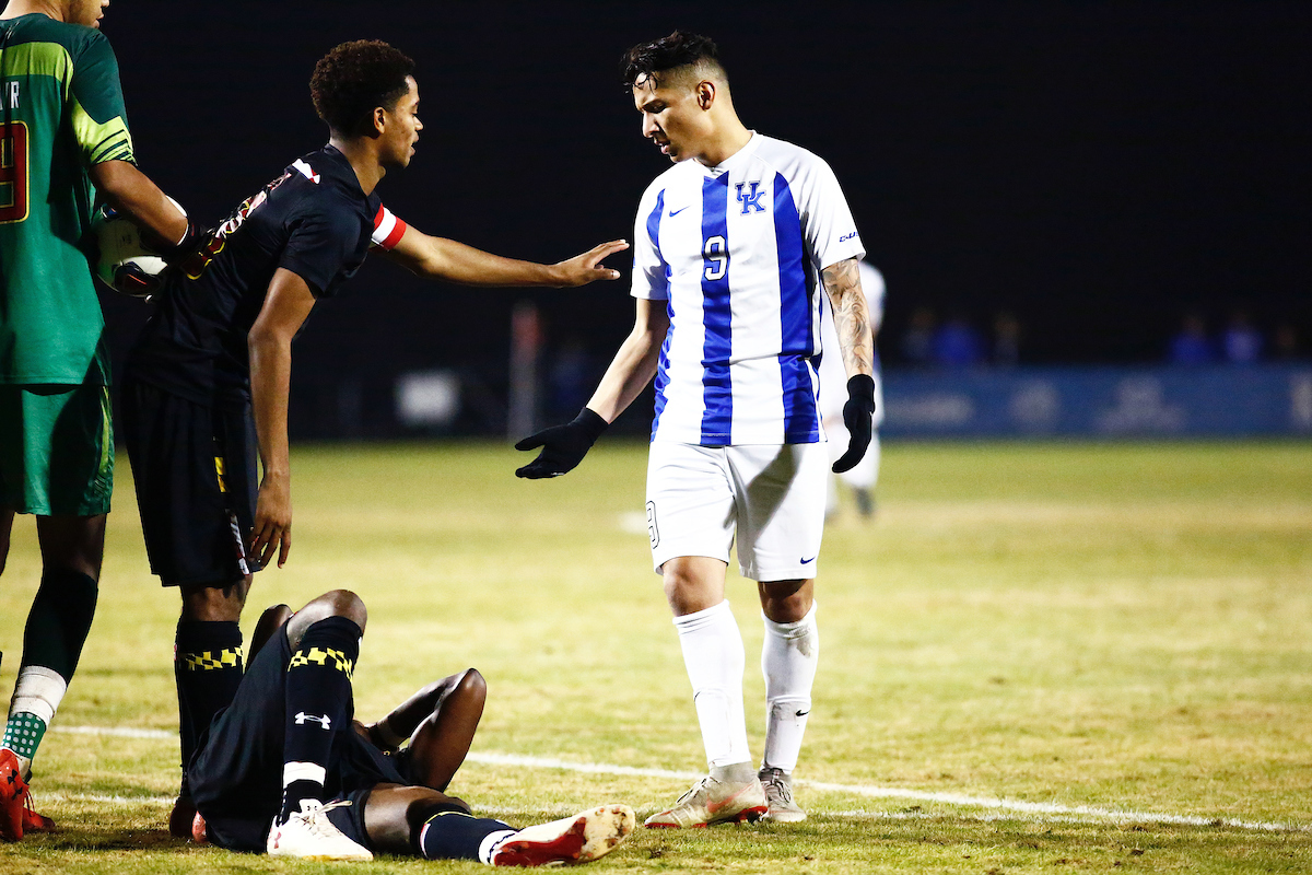 Jason Reyes.

Kentucky falls to Maryland 1-0 at The Bell.

Photo by Alex Martens | UK Athletics