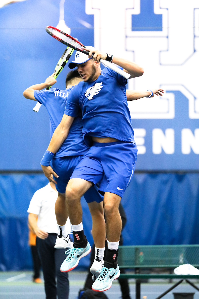 Ying-Ze Chen. Enzo Wallart. 

Kentucky men's tennis falls to Tennessee 0-4 on Sunday, April 14th..

Photo by Eddie Justice | UK Athletics