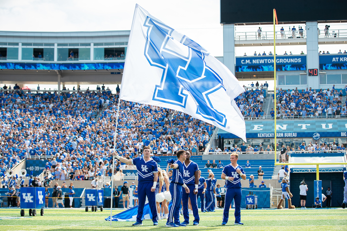 UK FlagUK defeats ULM 45-10 Photo By Jacob Noger | UK Football