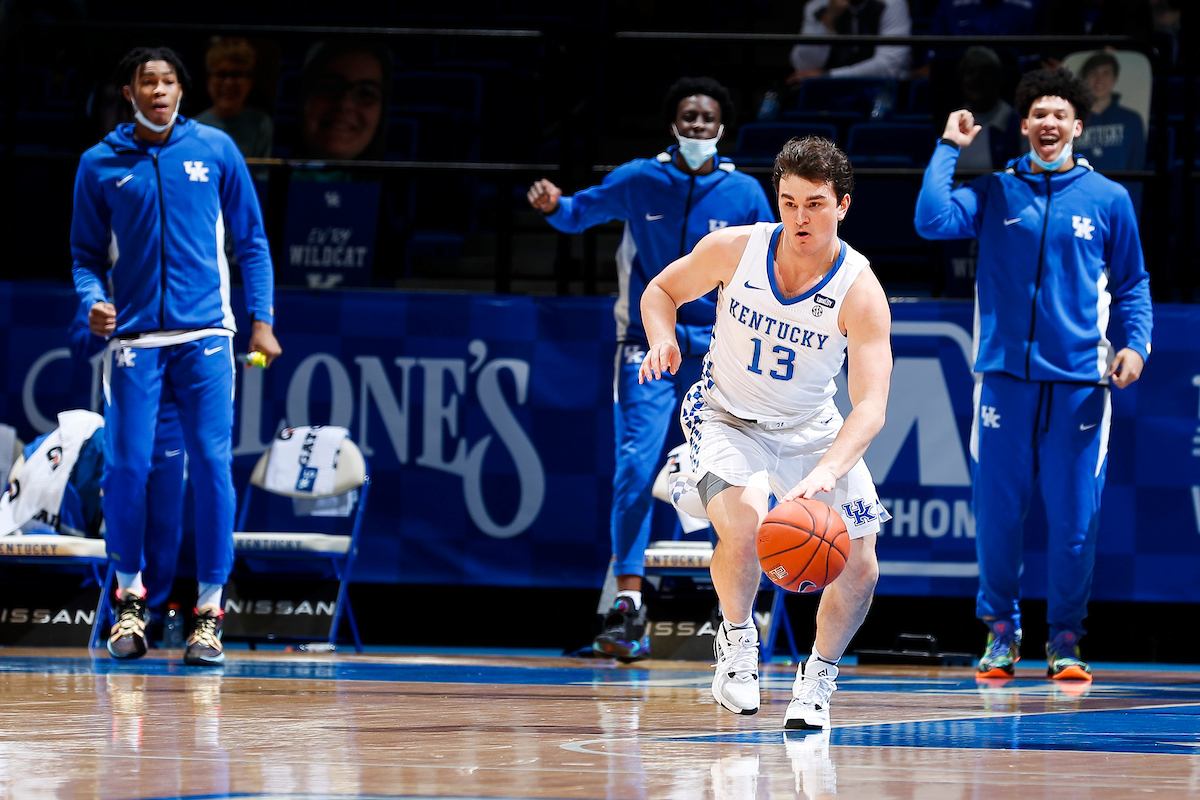 Riley Welch. Cam’Ron Fletcher. Terrence Clarke. Zan Payne.

UK loses to Florida 71-67.

Photo by Chet White | UK Athletics