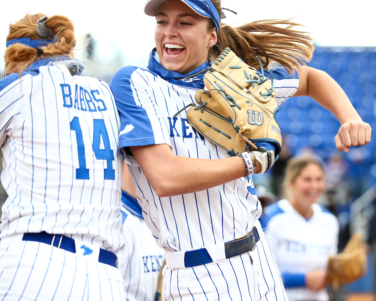 Tatum Spangler. 

Kentucky defeats LSU 7-5. 

Photo by Eddie Justice | UK Athletics
