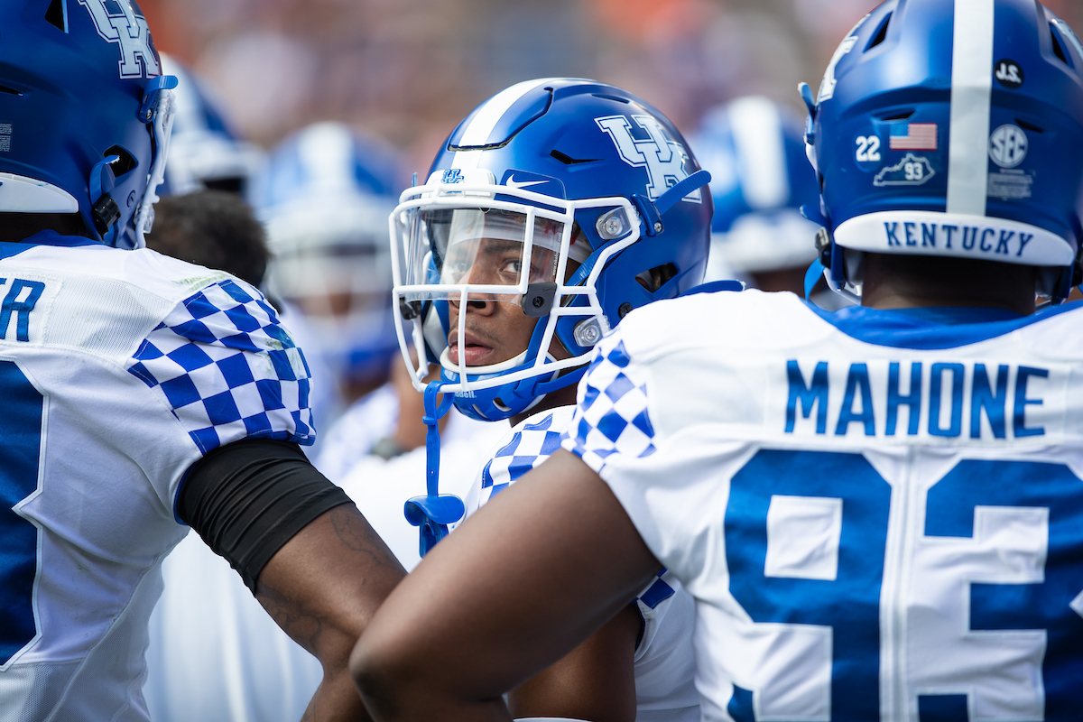 Carrington Valentine

Kentucky falls to Florida, 34-10.

Photo by Jacob Noger | UK Football
