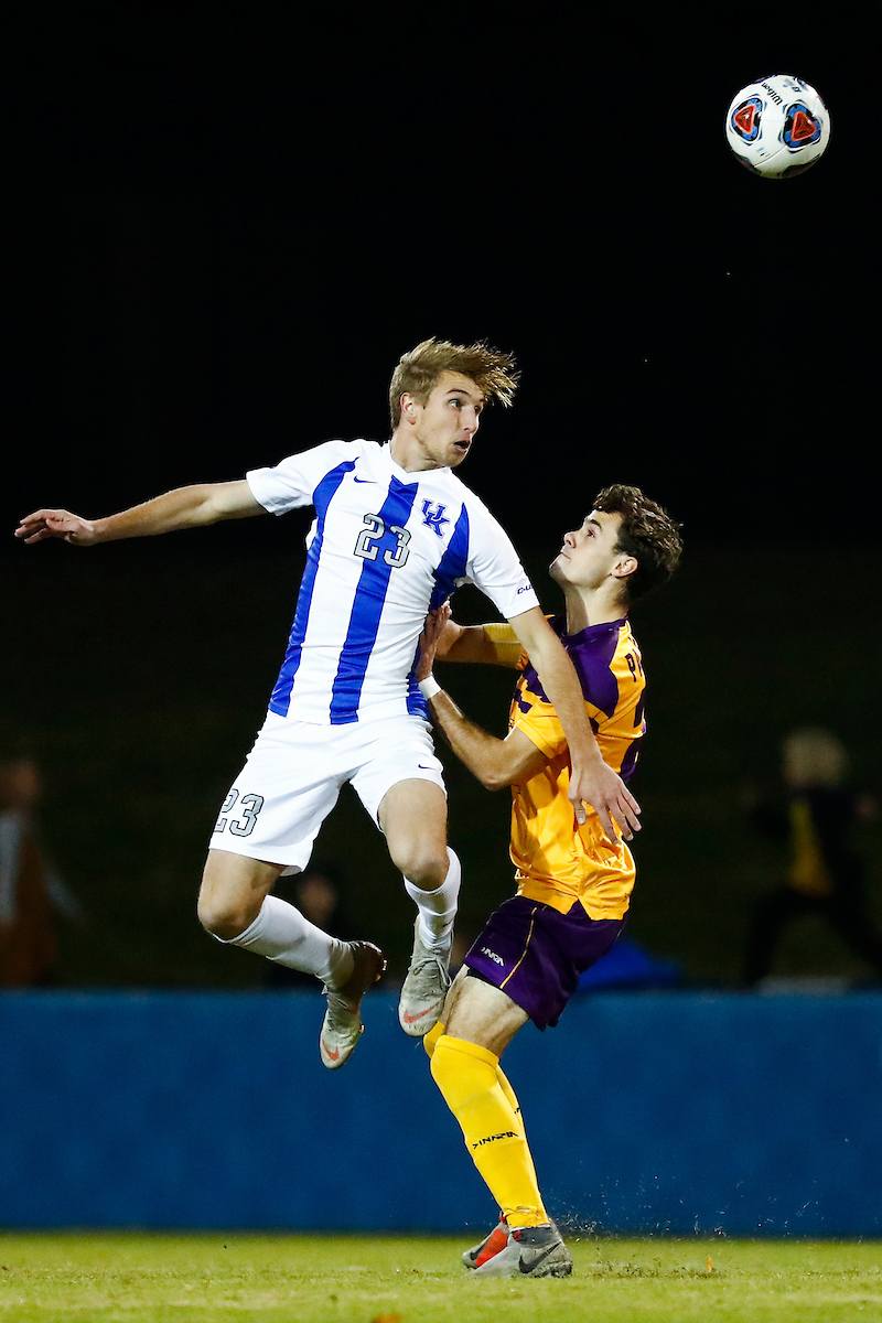Cole Guindon.

Men's soccer beat Lipscomb 2-1.

Photo by Chet White | UK Athletics