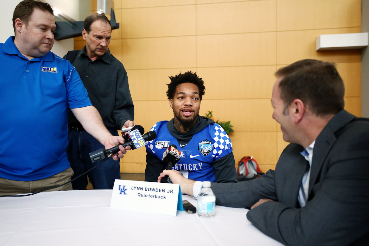 Lynn Bowden
Belk Bowl Media Day

Photo by Britney Howard | Staff