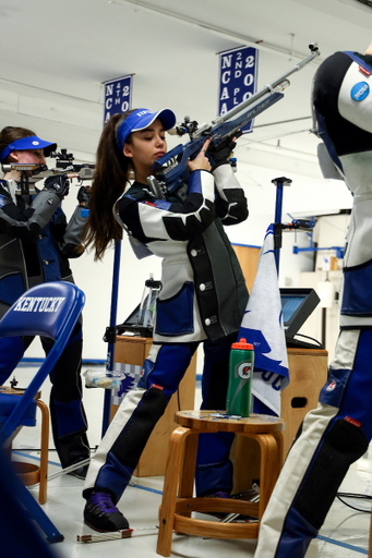 Ruby Gomes. 

Kentucky vs Morehead State rifle.

Photo by Eddie Justice | UK Athletics