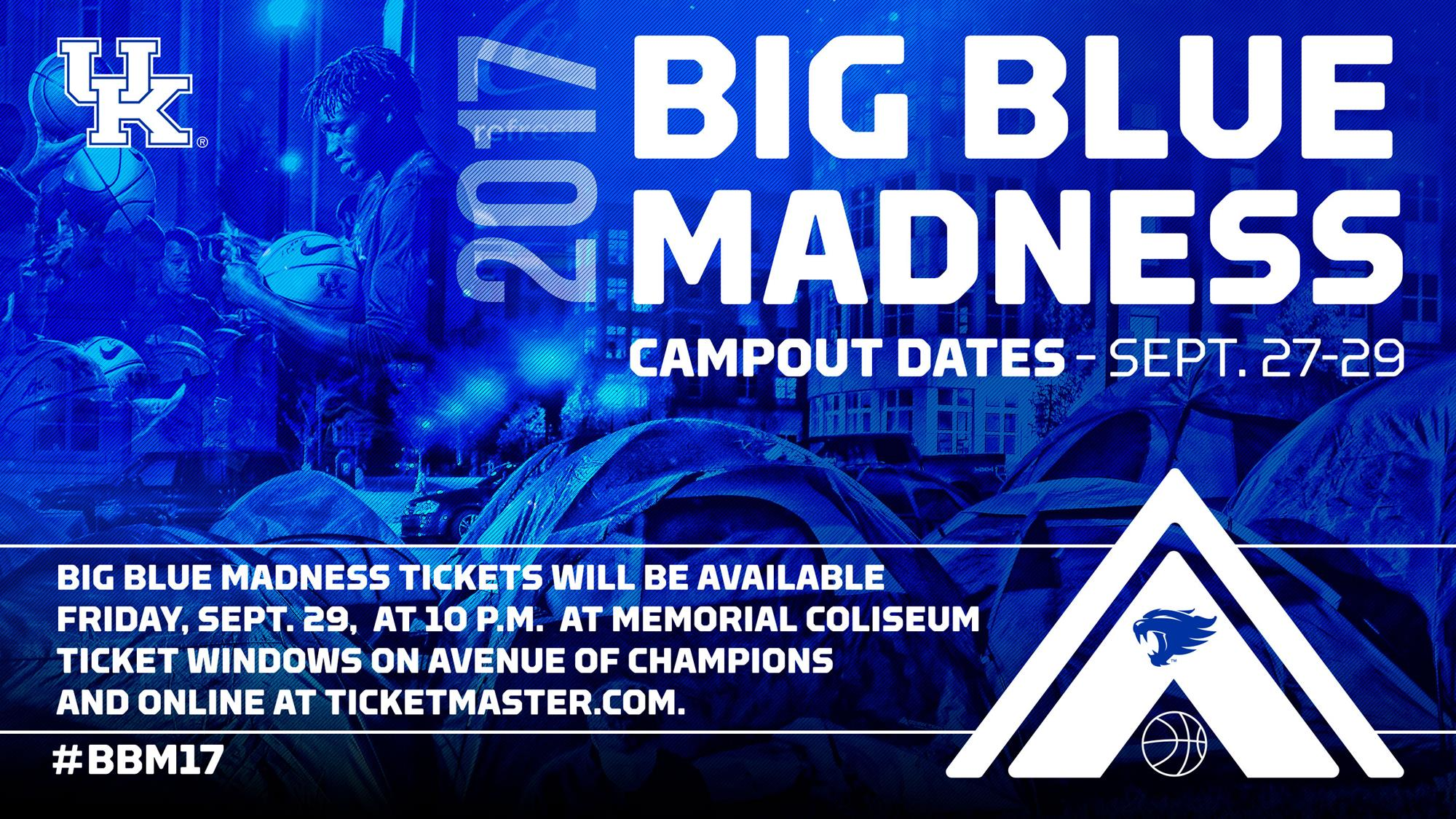Big Blue Madness Tickets to be Distributed Sept. 29