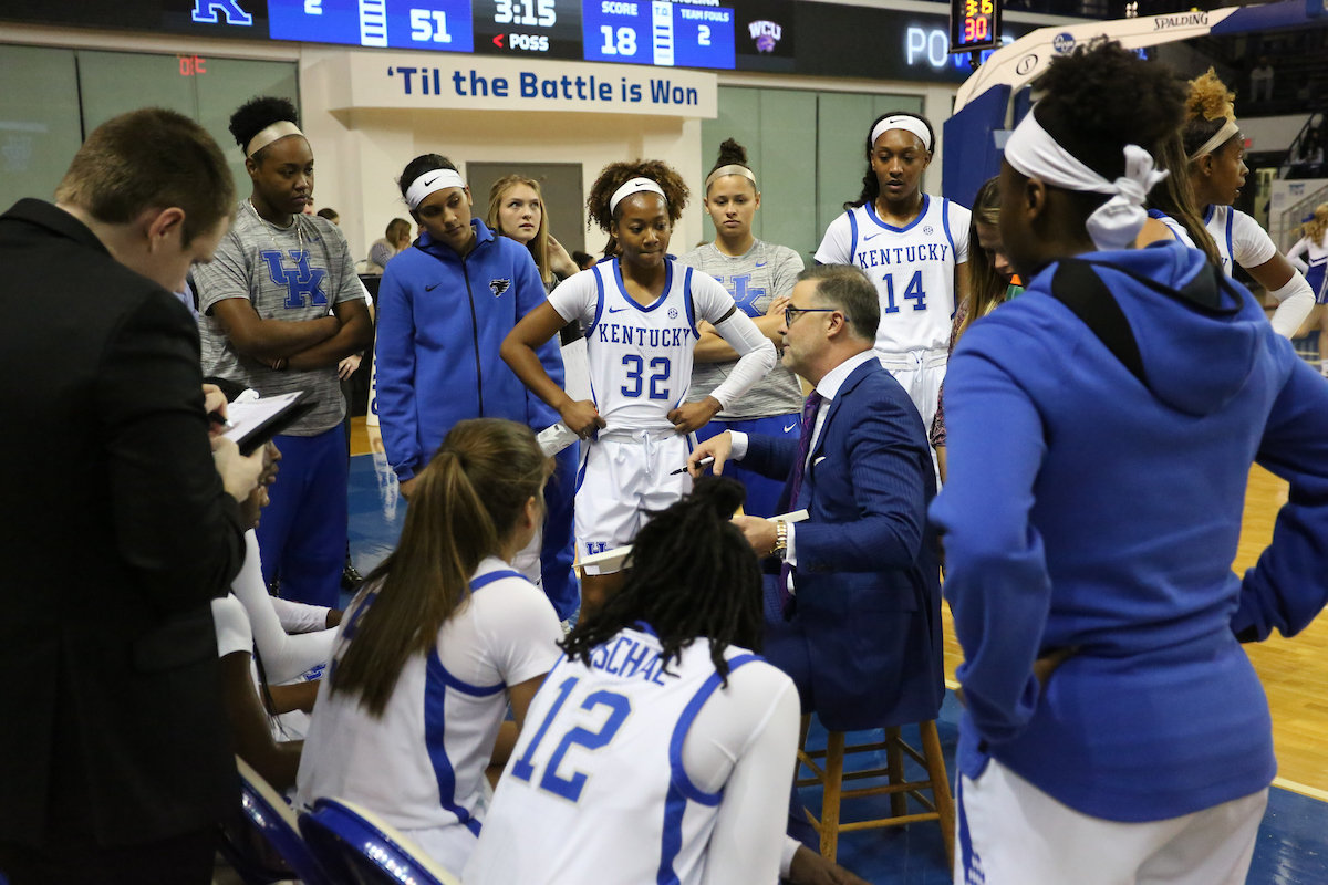 Team

Women's Basketball defeats WCU on Tuesday, December 18, 2018. 

Photo by Noah J. Richter | UK Athletics