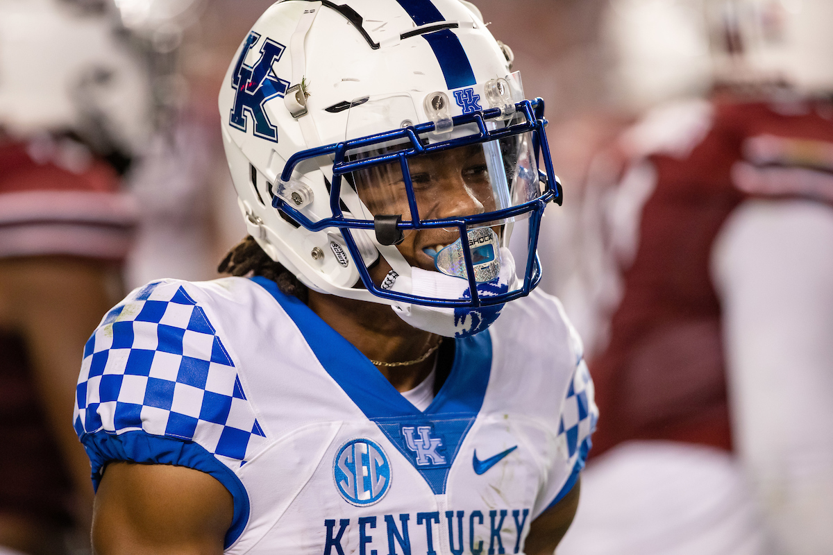 Wan'Dale Robinson

Kentucky beats South Carolina, 16-10.

Photo by Jacob Noger UK Athletics