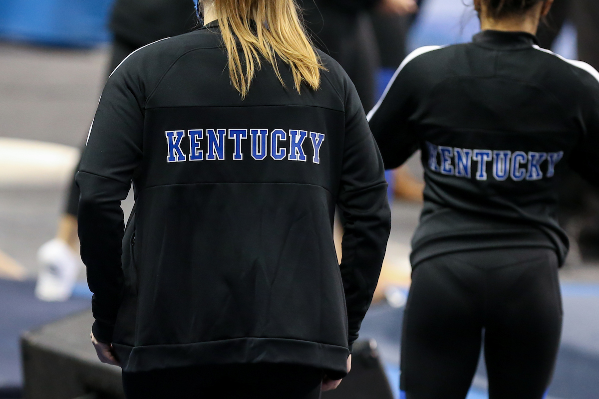 Krista Zultevicz.

Kentucky beats LSU 197.100 - 196.800.

Photo by Sarah Caputi | UK Athletics