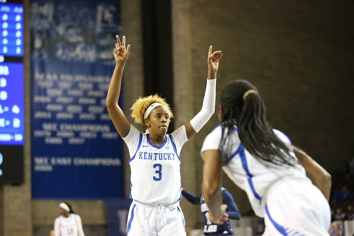 Kentucky Women's Basketball defeats Rhode Island 75-52 on Thursday, December 6th, 2018 at Memorial Coliseum.

Photos by Noah J. Richter | UK Athletics
