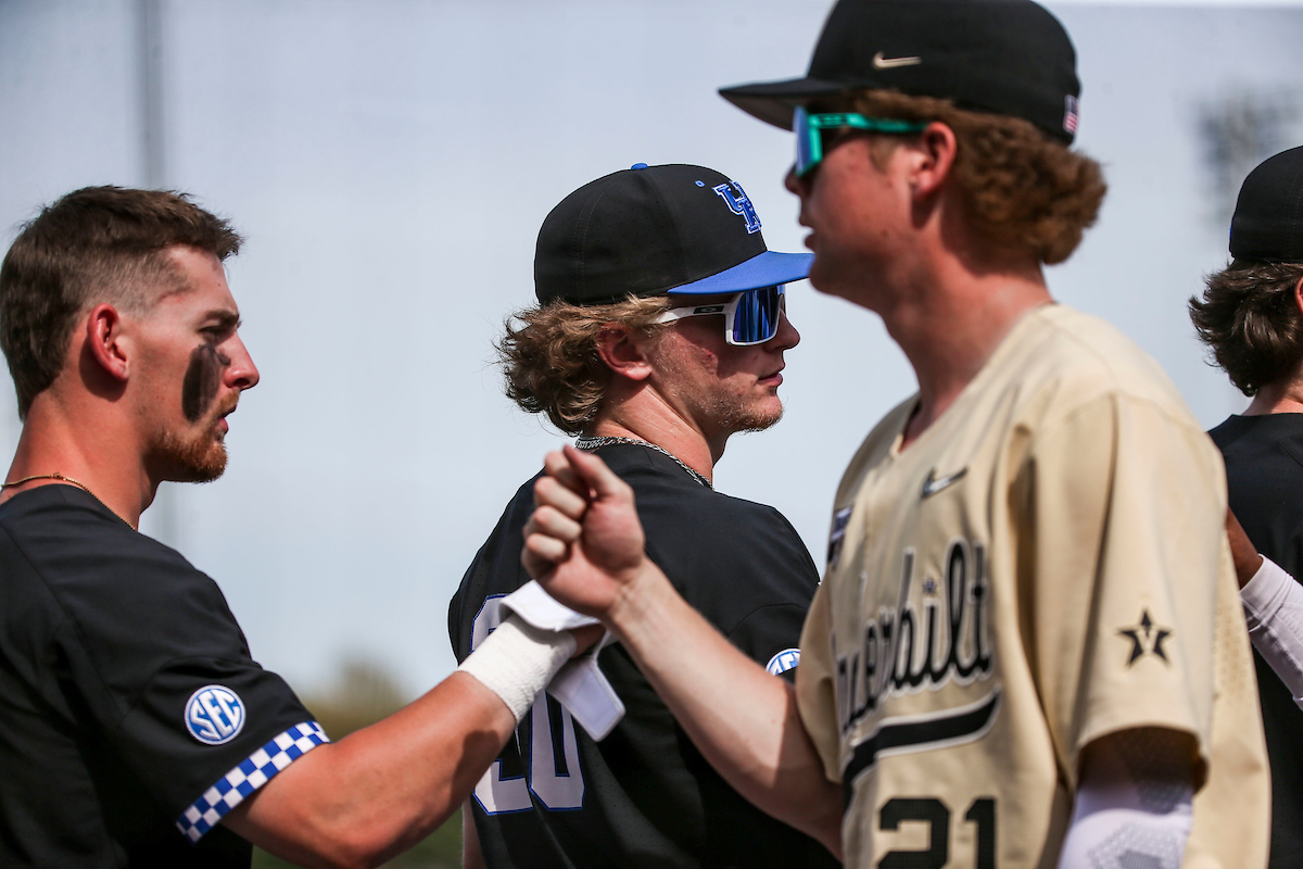 Chase Estep. Michael Dallas.

Kentucky loses to Vanderbilt 3-5.

Photo by Sarah Caputi | UK Athletics