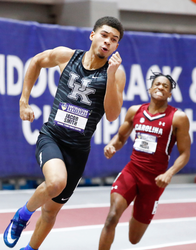 Jacob Smith.

Day one of the 2019 SEC Indoor Track and Field Championships.

Photo by Chet White | UK Athletics