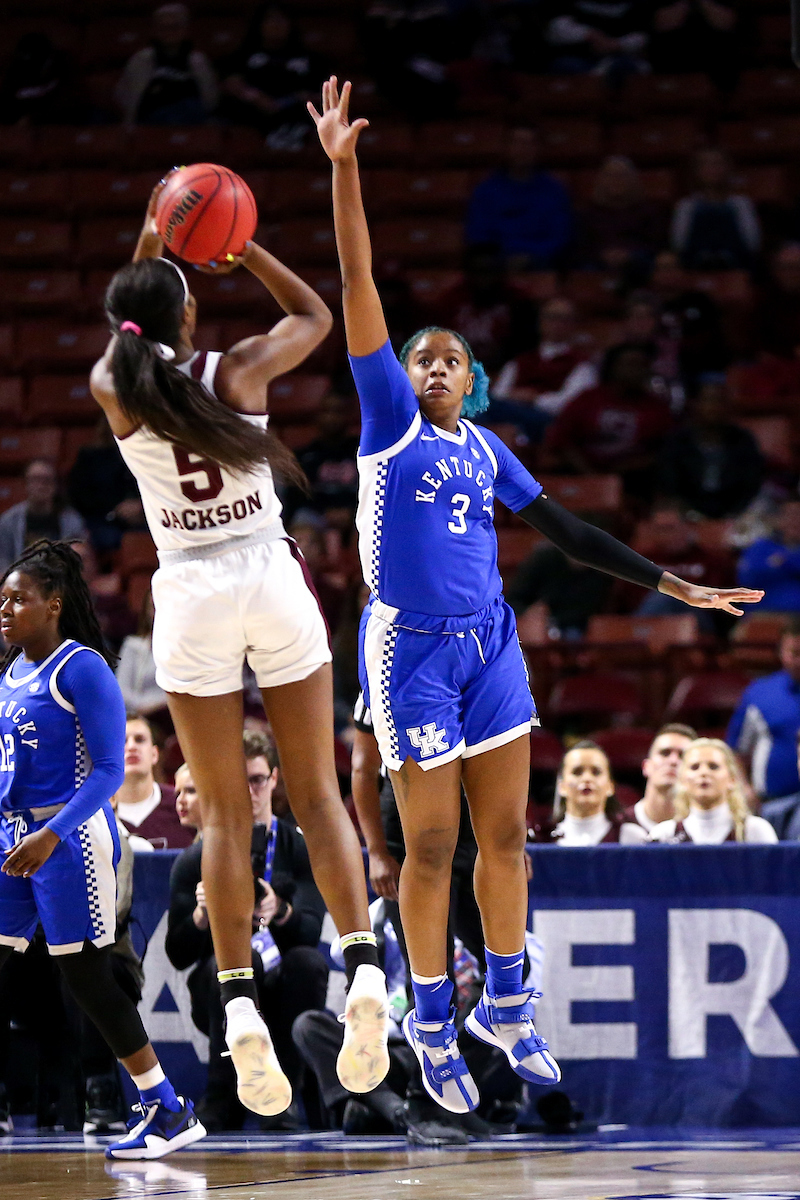 Keke McKinney. 

Kentucky falls to Mississippi State 77-59.

Photo by Eddie Justice | UK Athletics