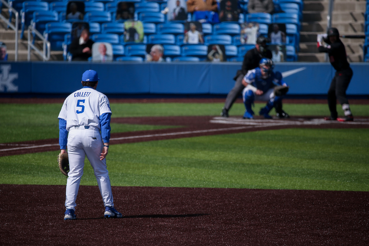 TJ Collett.

Kentucky beats Ball State 6 - 0.

Photo by Sarah Caputi | UK Athletics