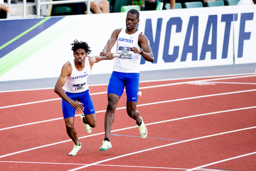 Dwight St. Hillaire. Lance Lang.

Day one. NCAA Track and Field Outdoor Championships.

Photo by Chet White | UK Athletics