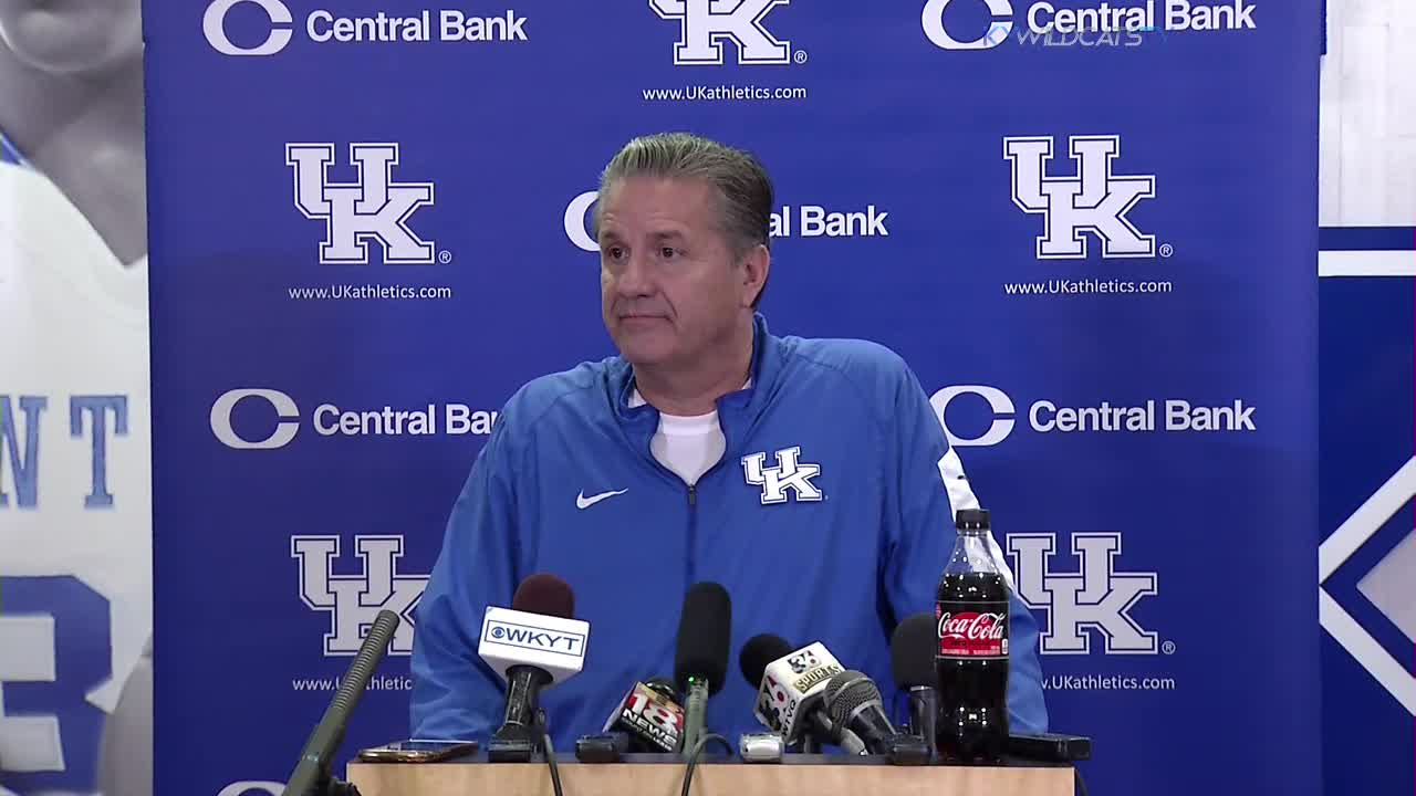 MBB: Coach Calipari - Pre-North Dakota