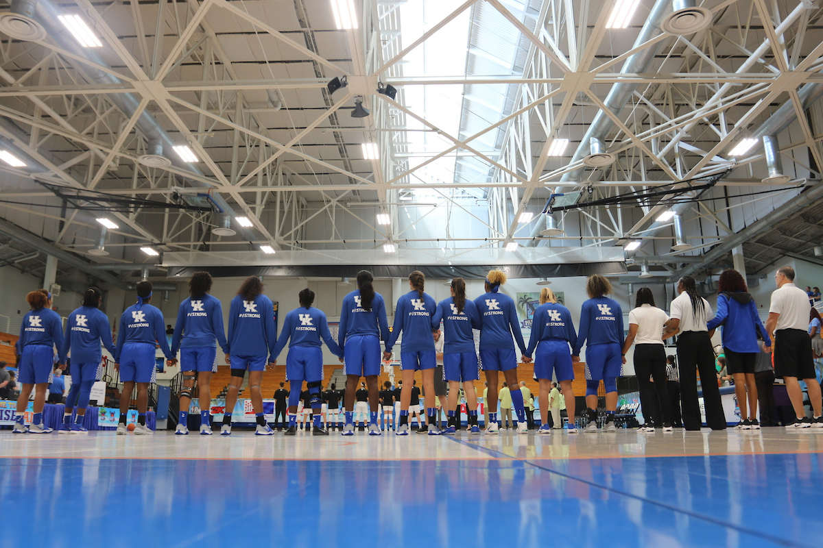 Game One - Kentucky vs. South Florida

The women's basketball team travels to Saint Thomas to compete in the 2018 Paradise Jam Tournament from November 22nd-24th at the University of the Virgin Islands.

Photos by Noah J. Richter | UK Athletics