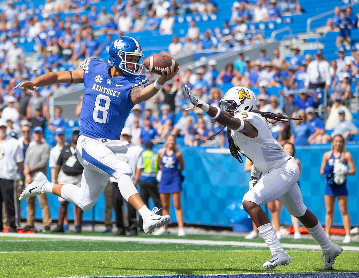 UK football beats Murray State 48-10.

Photo by Isaac Janssen | UK Athletics