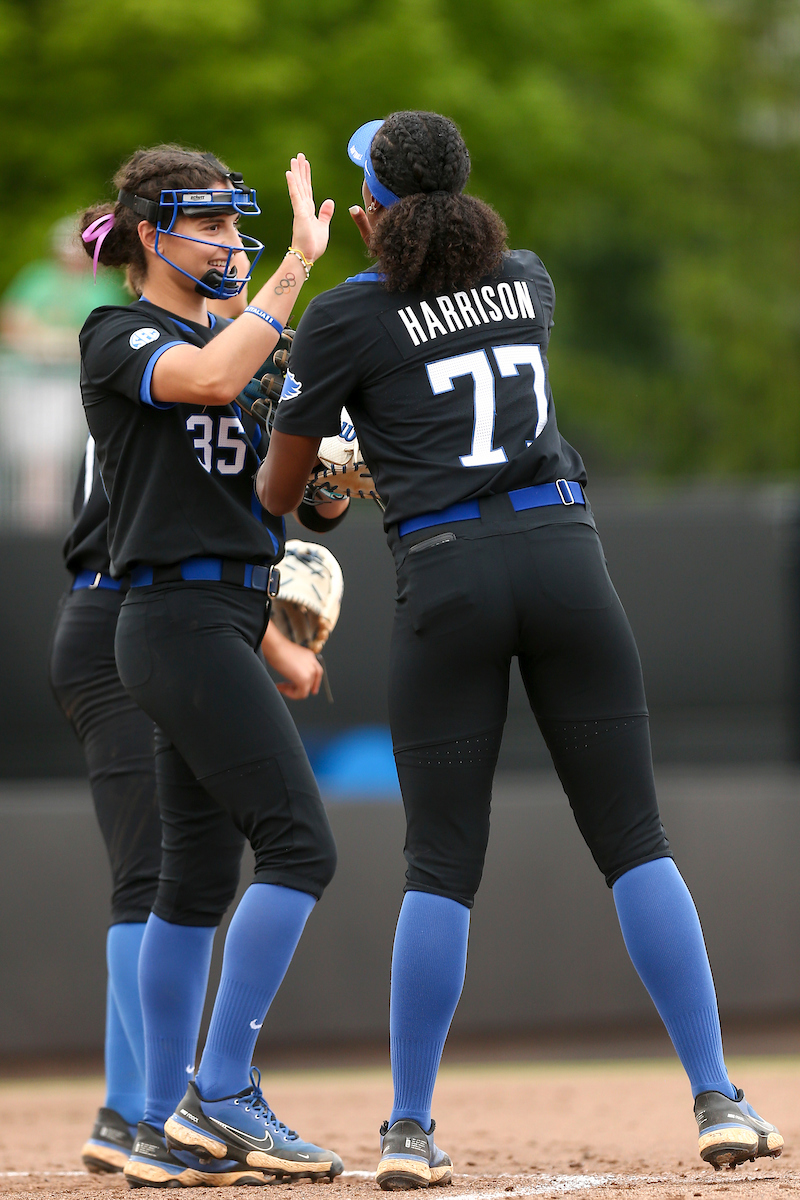 Alexia Lacatena, Meeko Harrison.

Kentucky defeats Virginia Tech 5-4.

Photo by Grace Bradley | UK Athletics