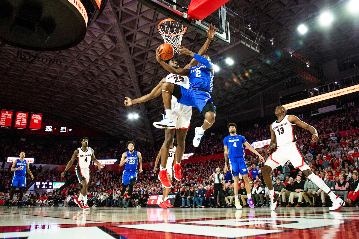 Ashton Hagans.

Kentucky beat Georgia 69-49 at Stegeman Coliseum in Athens, Ga., on Tuesday, January 15, 2019.

Photo by Chet White | UK Athletics