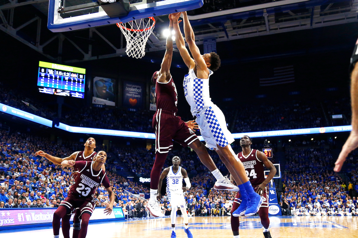 PJ Washington.

The University of Kentucky men's basketball team defeats Mississippi State 78-65 on Tuesday, January 23, 2017, in Lexington's Rupp Arena.

Photo by Quinn Foster I UK Athletics