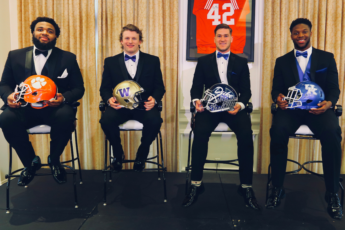 Senior LB, Josh Allen is the winner of the 2018 Lott IMPACT Trophy, which is presented to the college football defensive IMPACT player of the year.

Photos by Noah J. Richter | UK Athletics